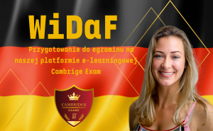 Kurs języka niemieckiego przygotowujący do egzaminu "WiDaF®" - dostęp do platformy e-learningowej
