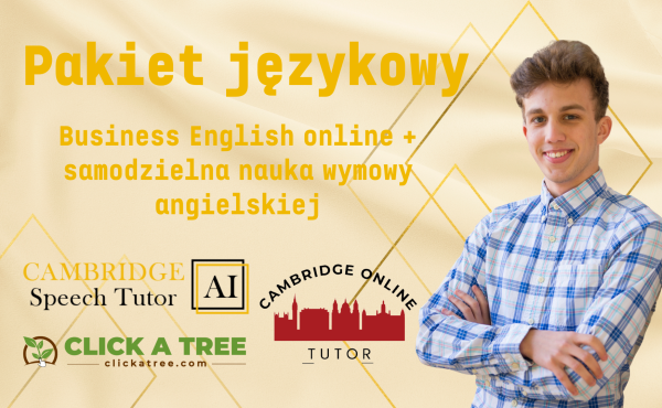 Kurs języka angielskiego biznesowego (Business English) specjalistycznego online - nauka języka angielskiego z lektorem polskim (non-native speaker) i e-learning + samodzielna nauka poprawnej wymowy angielskiej