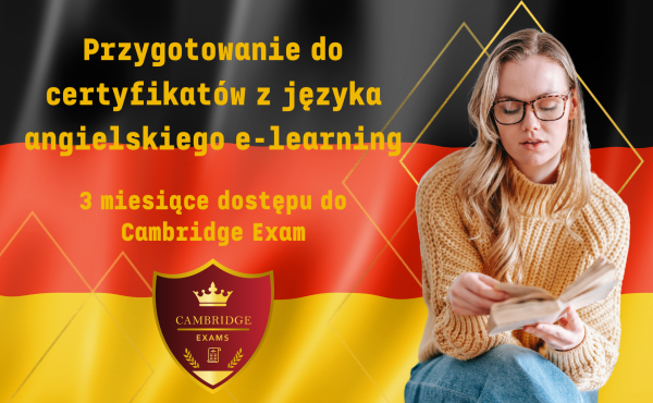 Przygotowanie do egzaminu/certyfikatu językowego z języka niemieckiego online - platforma e-learningowa
