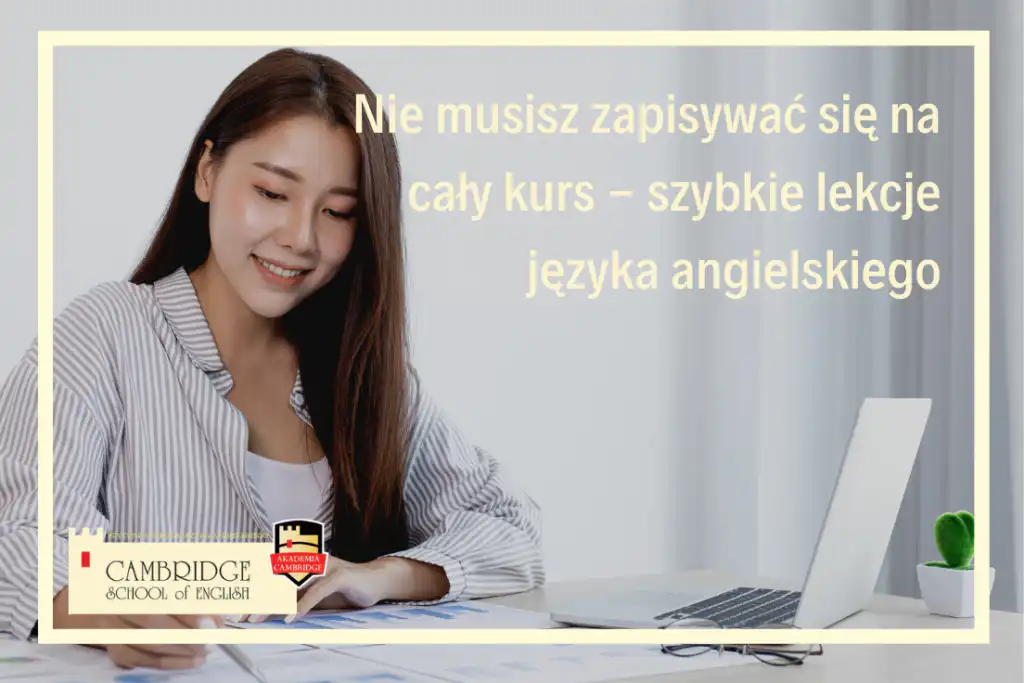 Szybkie lekcje języka angielskiego