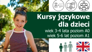 Grupowe kursy językowe dla najmłodszych dzieci z języka angielskiego native speaker online lub stacjonarnie - angielski dla dzieci od podstaw Warszawa Centrum