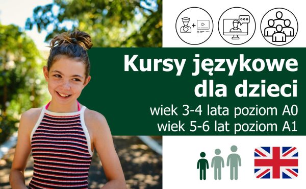 Grupowe kursy językowe dla najmłodszych dzieci z języka angielskiego native speaker online lub stacjonarnie - angielski dla dzieci od podstaw Warszawa Centrum