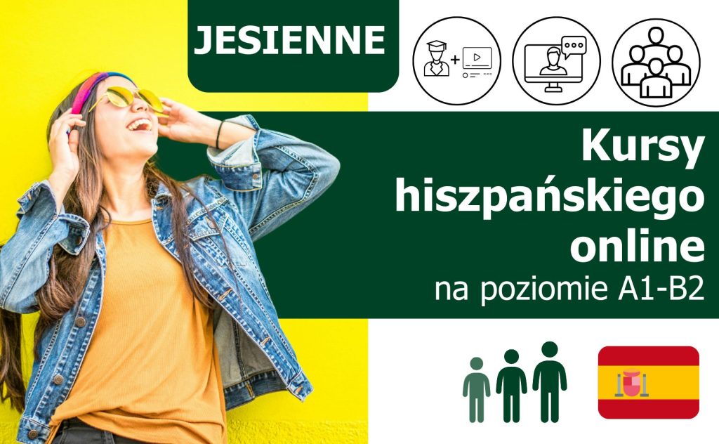 Kursy językowe z języka hiszpańskiego online na poziomie A1-B2 (dla