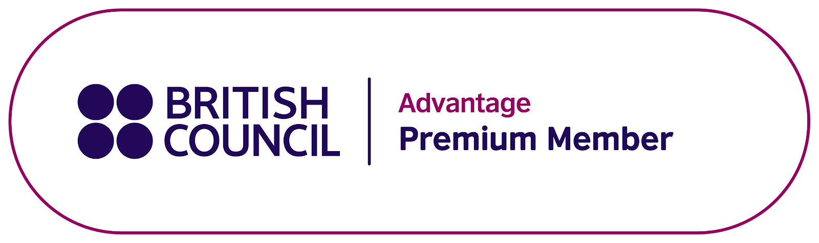 British Council Advantage Premium Member badge